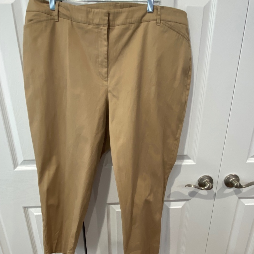 Talbots Perfect Crop slacks Never worn 20W